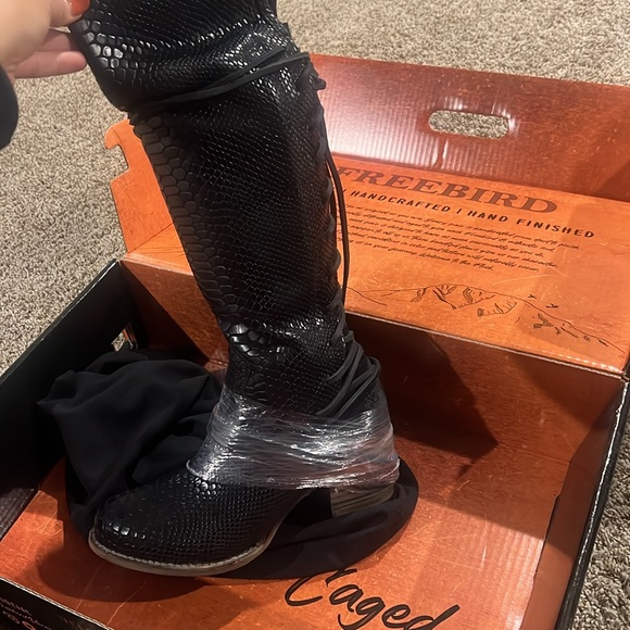 Freebird Black Snake Boots - Picture 4 of 6